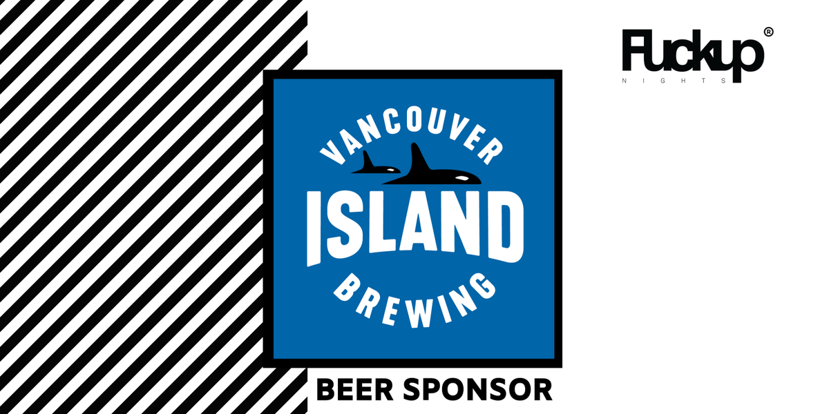 FuckupNightsVic's tweet photo. F*ck Up Night VOL. 13 is one week away! We can’t wait to share this night of fun and failure with you! Special shout out to our awesome beer sponsor @vibrewing! 😍🍻 #sharethefailure #failuresucksbutinstructs #yyj #tectoria #fuckupnight https://t.co/CGSBNM5uIl