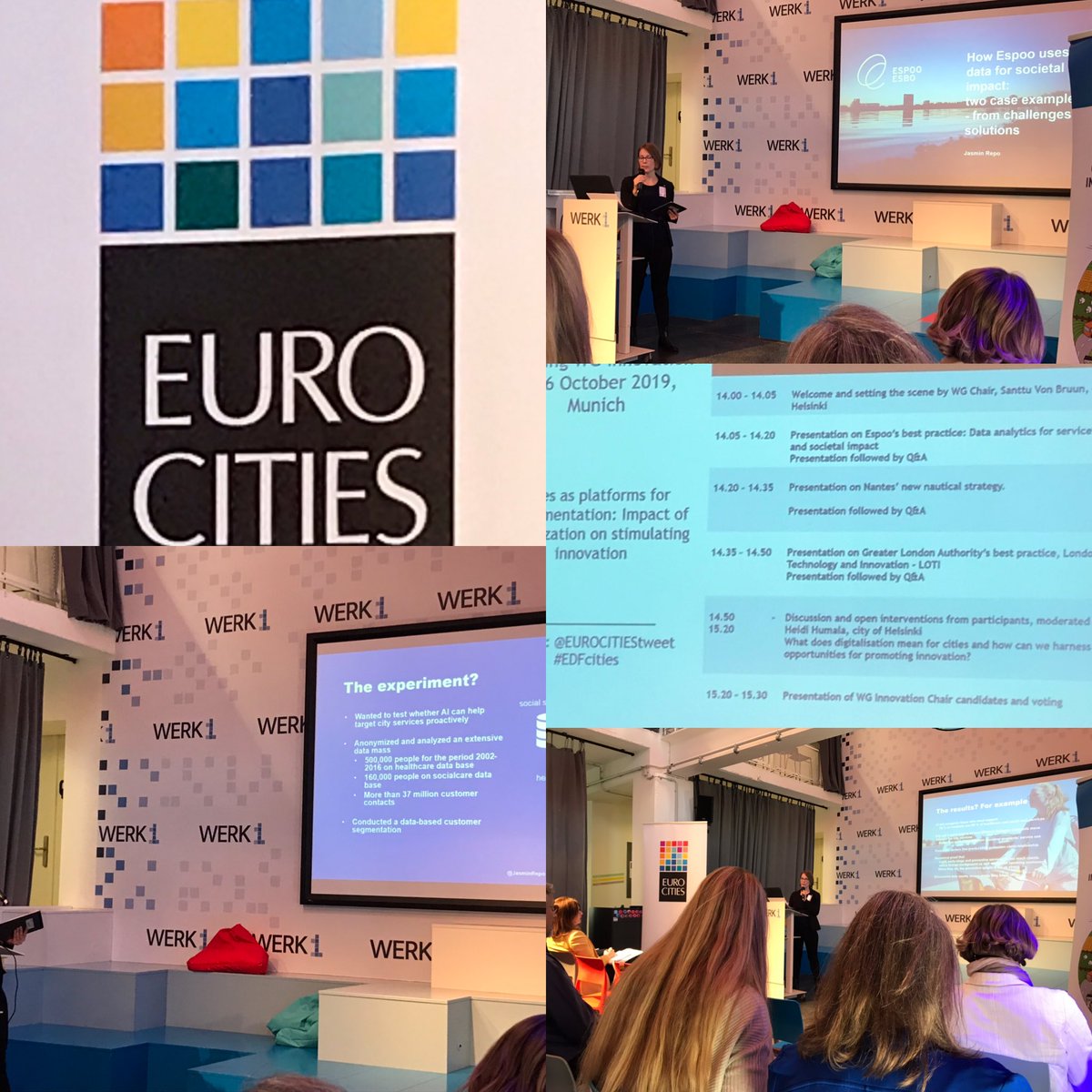 #Eurocities #EconomicForum ⁦@JasminRepo⁩ accelerates the discussions of #DataUtilization for the #SustainableFuture #CityasaService #CaaS #AI