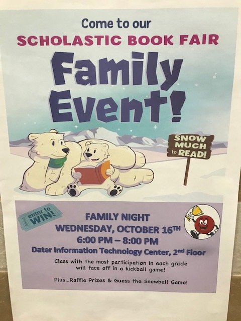 dateritc's tweet photo. Please join us in two great events at Dater this week: tonight-the evening book fair and tomorrow-$1 pajama day to help replenish the children's library at the Joseph Sanzari Children's Hospital in Hackensack.  Thank you for your support! https://t.co/i7ATxxuxdG