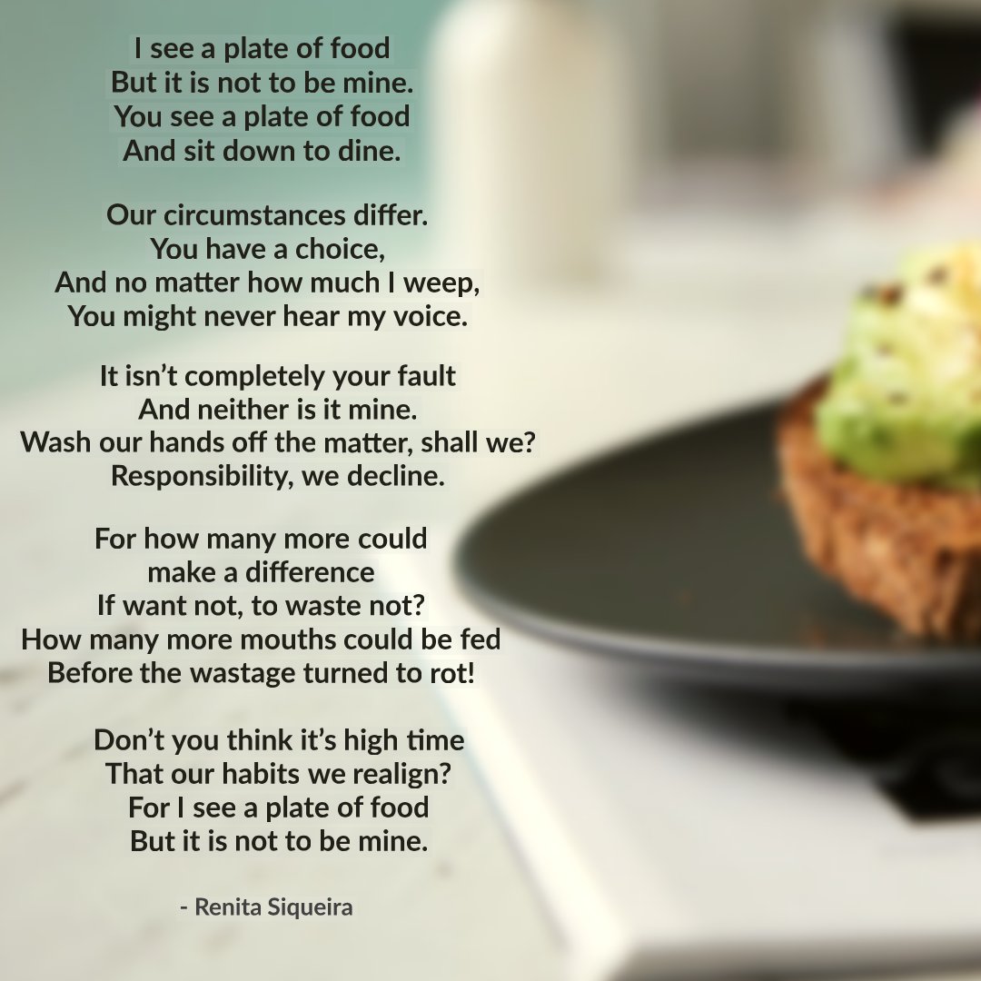 renitasiqueira's tweet photo. When does everyone get a plate of food?
#worldfoodday #zerohunger #sdg #hunger #poverty #wantnotwastenot https://t.co/bvs8xtFPPN