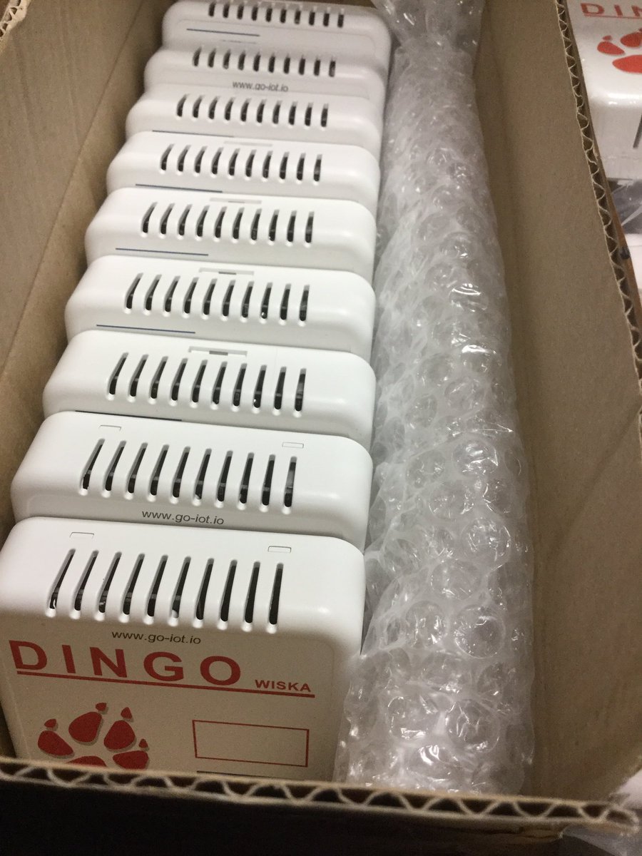 Go_IoT's tweet photo. Small quantity of Air Quality Sensors lined up, ready to ship.
#Indoorpollution #sensors #IoT #IIoT #AirQuality #BuildingAutomation #wirelesssensors @CamdenBoss #ClimateActionNow #VOC #co2emissions #co2 #AREUIOTREADY #BAS #BMS #BEMS #ThreadNetworks https://t.co/uoQJOYP748