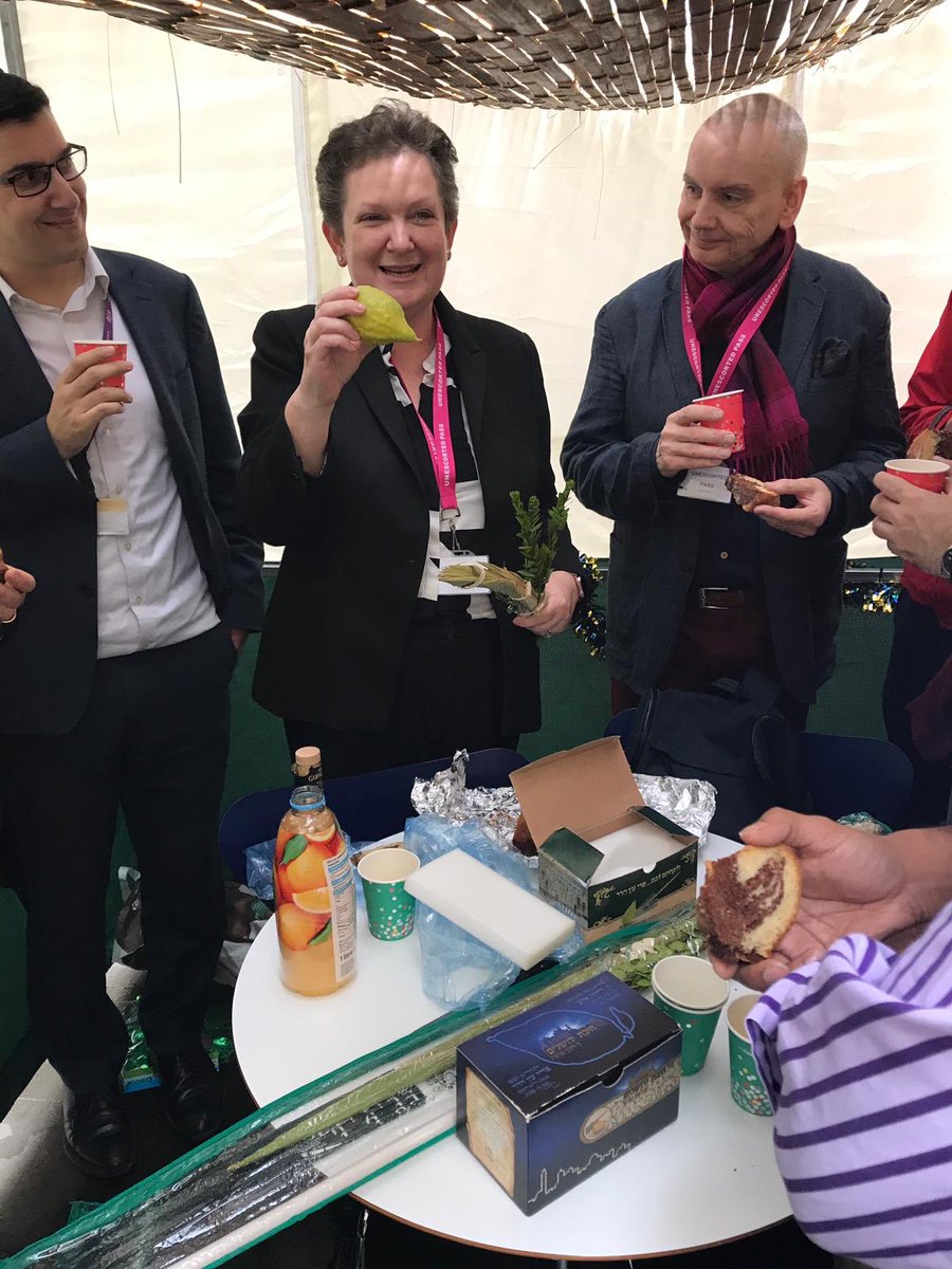 TamFinkelstein's tweet image. Thanks @CSJewishNet and @BoardofDeputies for providing the Sukkah.  I enjoyed taking @DefraGovUK colleagues there this lunchtime, to eat cake and learn a little together.