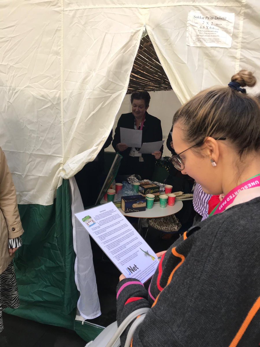 TamFinkelstein's tweet image. Thanks @CSJewishNet and @BoardofDeputies for providing the Sukkah.  I enjoyed taking @DefraGovUK colleagues there this lunchtime, to eat cake and learn a little together.