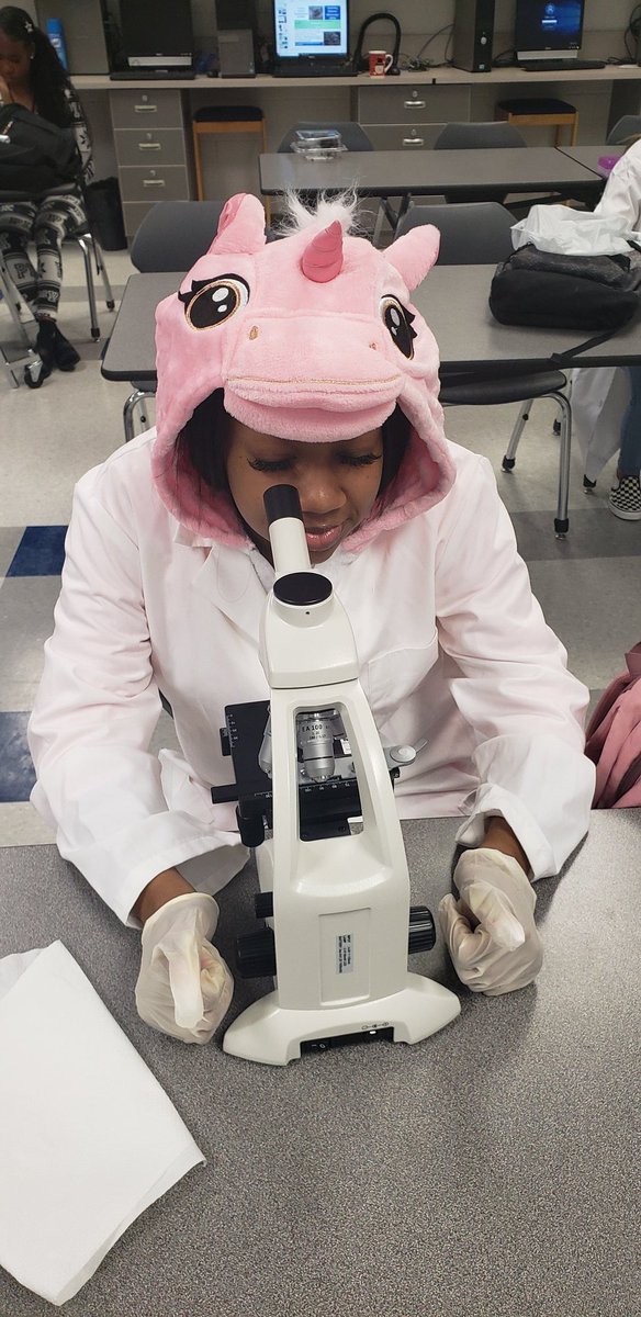MistyPaneitz's tweet photo. I never thought I would be teaching the microscope to unicorns, ninja turtles or leopards.... but miracles happen on HHS onsie day ;) @HumbleISD_HHS
@HumbleISD_CTE @HumbleISD @ElizabethFagen @HumbleISDCTE https://t.co/4EKoRqStHI