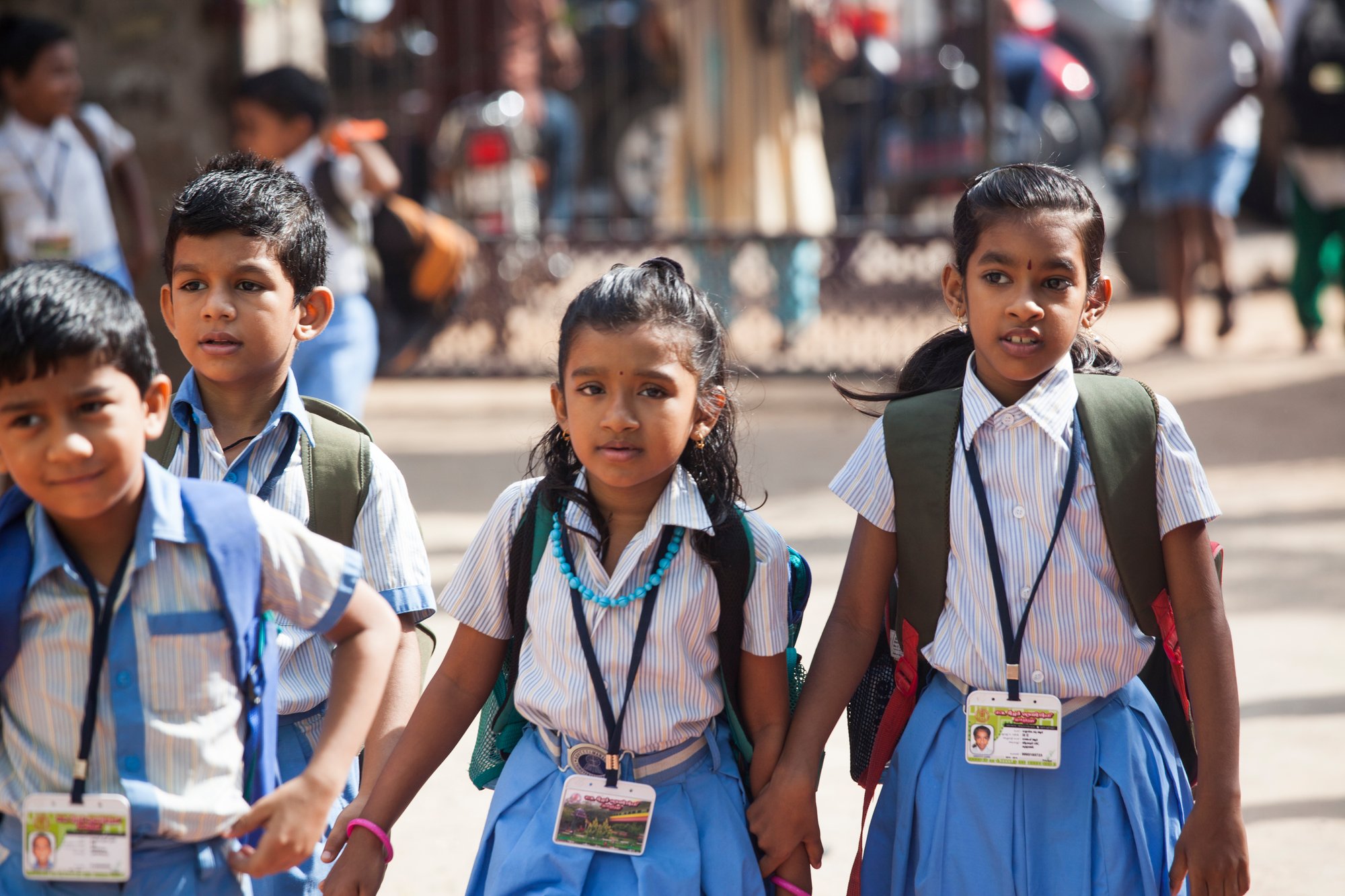 indian school going children