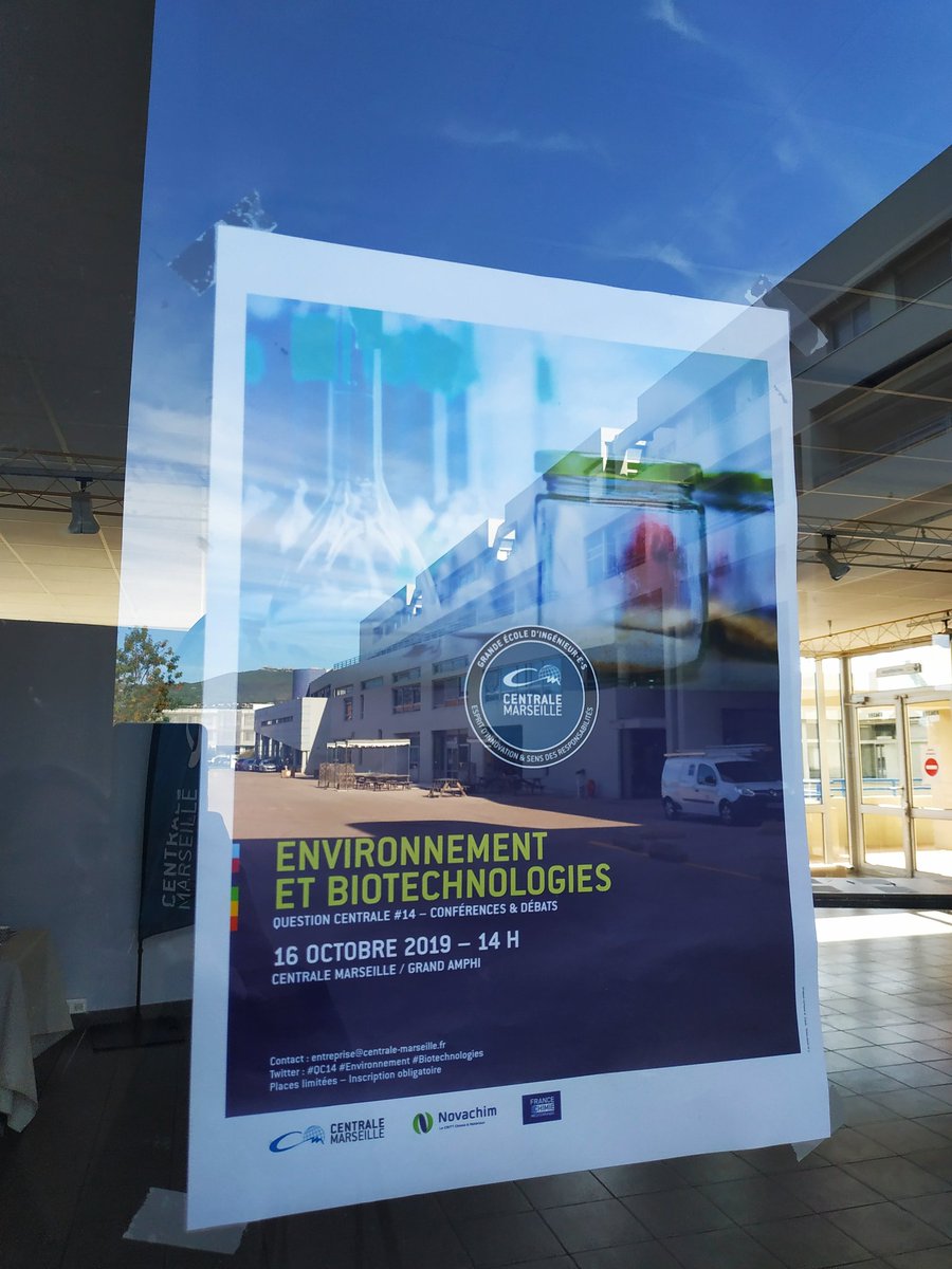 Centrale_Med's tweet photo. [#QC14] « Environnement et Biotechnologies : traitement des eaux et des sols pollués » c'est la Question Centrale du jour dans le grand amphithéâtre - journée thématique organisée en collaboration avec #Novachim. 💦🌱 #bioremediation #phytostabilisation #biorestauration https://t.co/8GaPX6yANZ