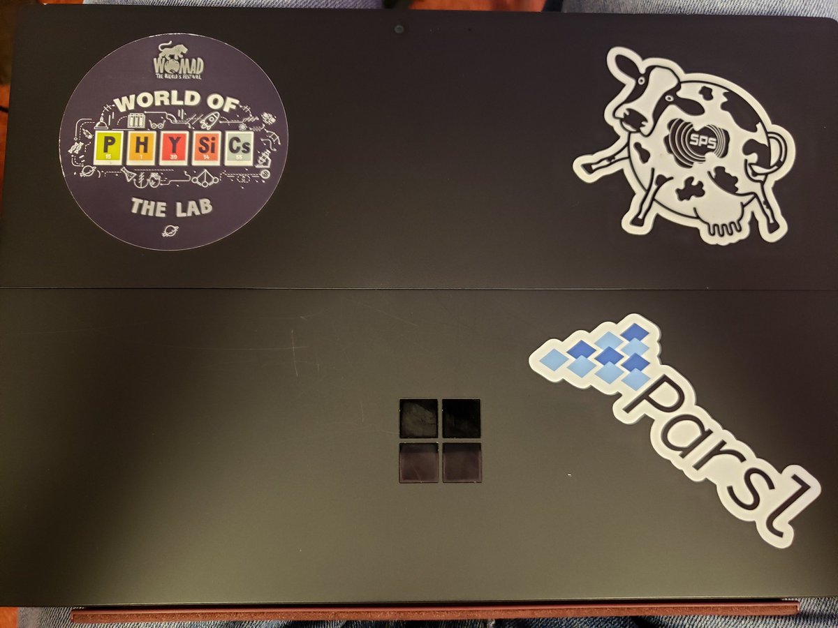 SeattleGordon's tweet photo. A new sticker! #PyHEP https://t.co/HZq3LaMUYd
