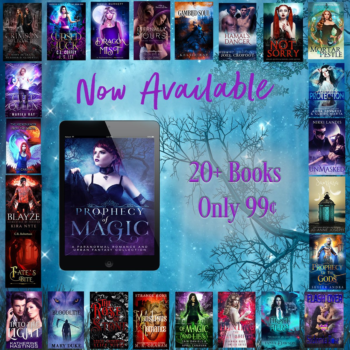 Prophecy of Magic is LIVE for 99c!
From gods and angels, to vampires and fae, to shifters, demons, witches, gargoyles, and more! With so much magic involved...what could possibly go wrong? books2read.com/u/m2xw7o
PLEASE RT!