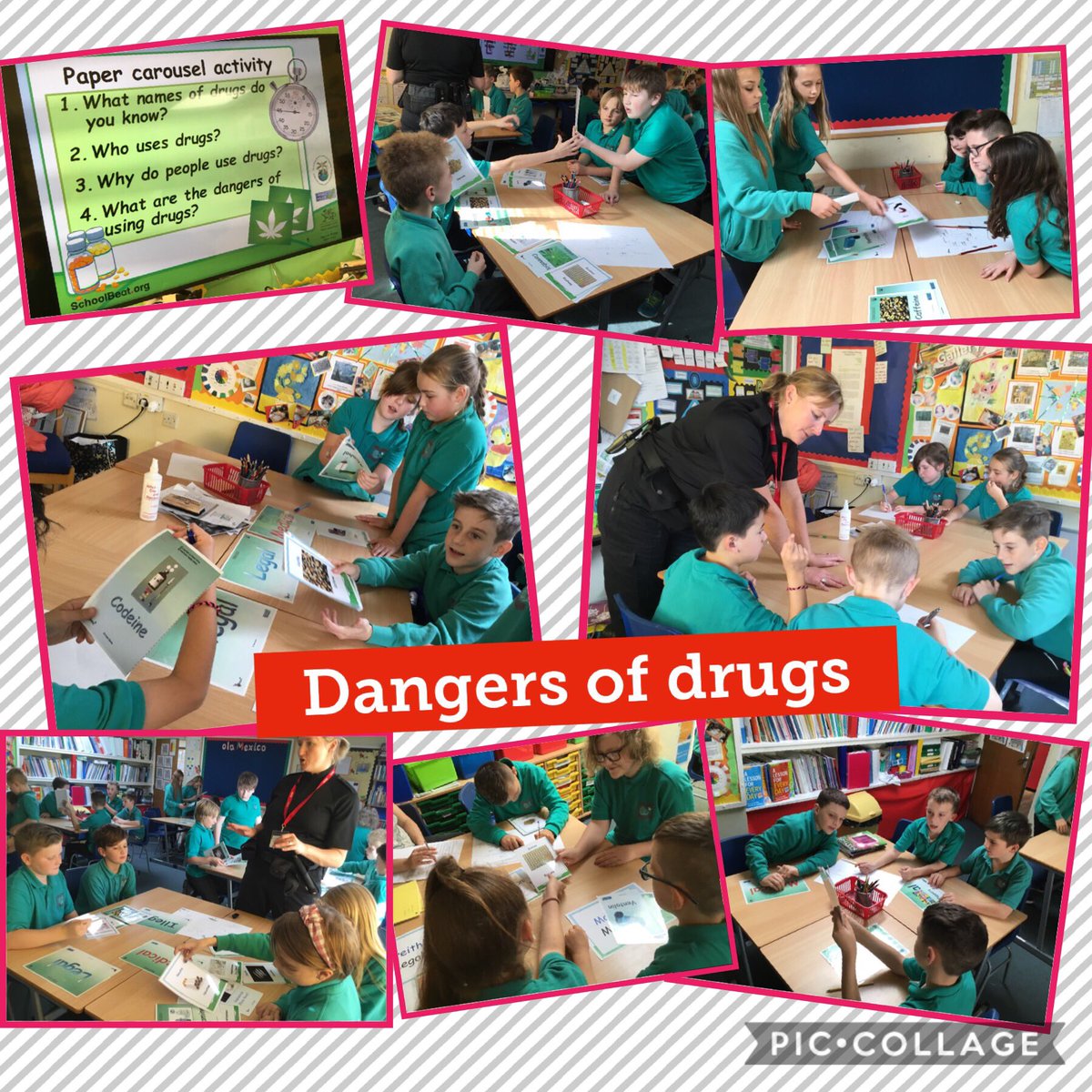 ByneaSchool's tweet photo. Thank you PC Courtney for a great session on drug awareness in Year 5/6. @DPSchoolBeat #dangersofdrugs #keepingusinformed 👍🏻👍🏻 https://t.co/H6za32VsbO