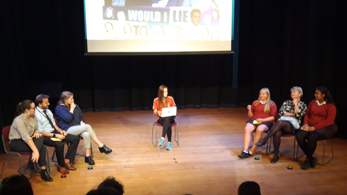 RedMaidsGeo's tweet image. 'Would I lie to you?' Redmaids' High style. All good fun for charity week @RedmaidsHigh @RHS6thform