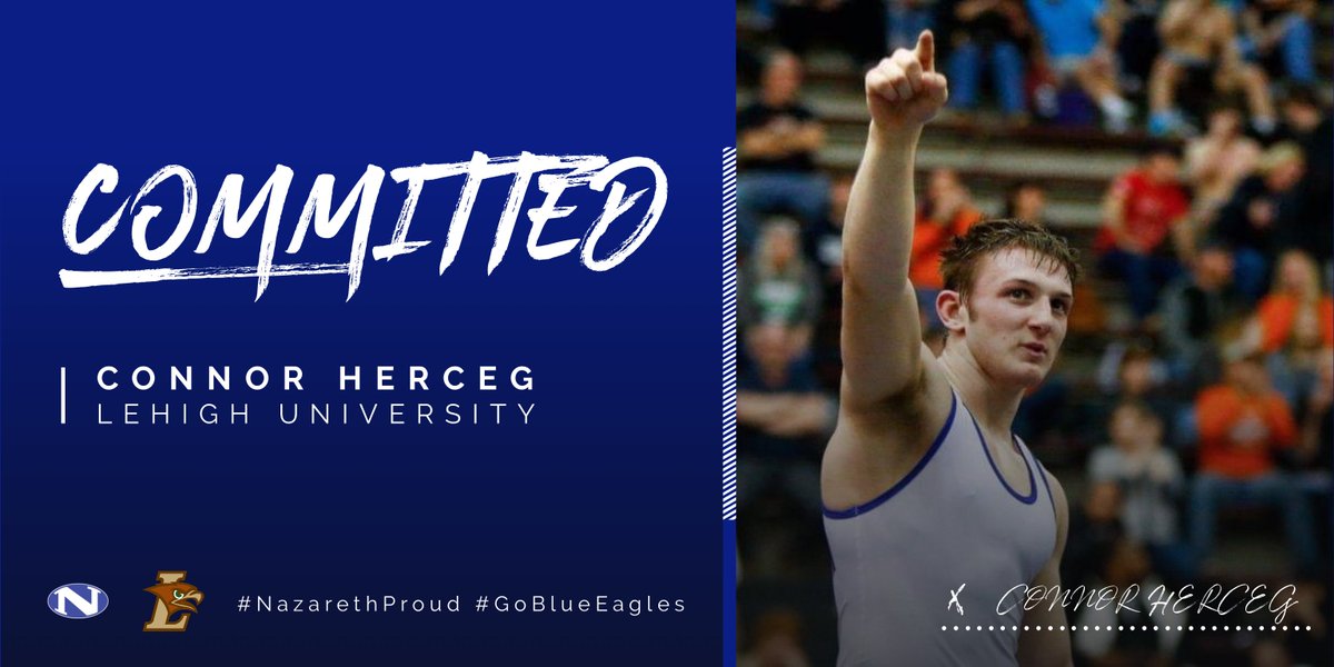 NAHSBlueEagles's tweet photo. Congratulations Connor @HercegConnor Hard work pays off yet again! Big things ahead for this young man &amp; @NazWrestling #NazarethProud #GoBlueEagles https://t.co/XWdgPhp1Li