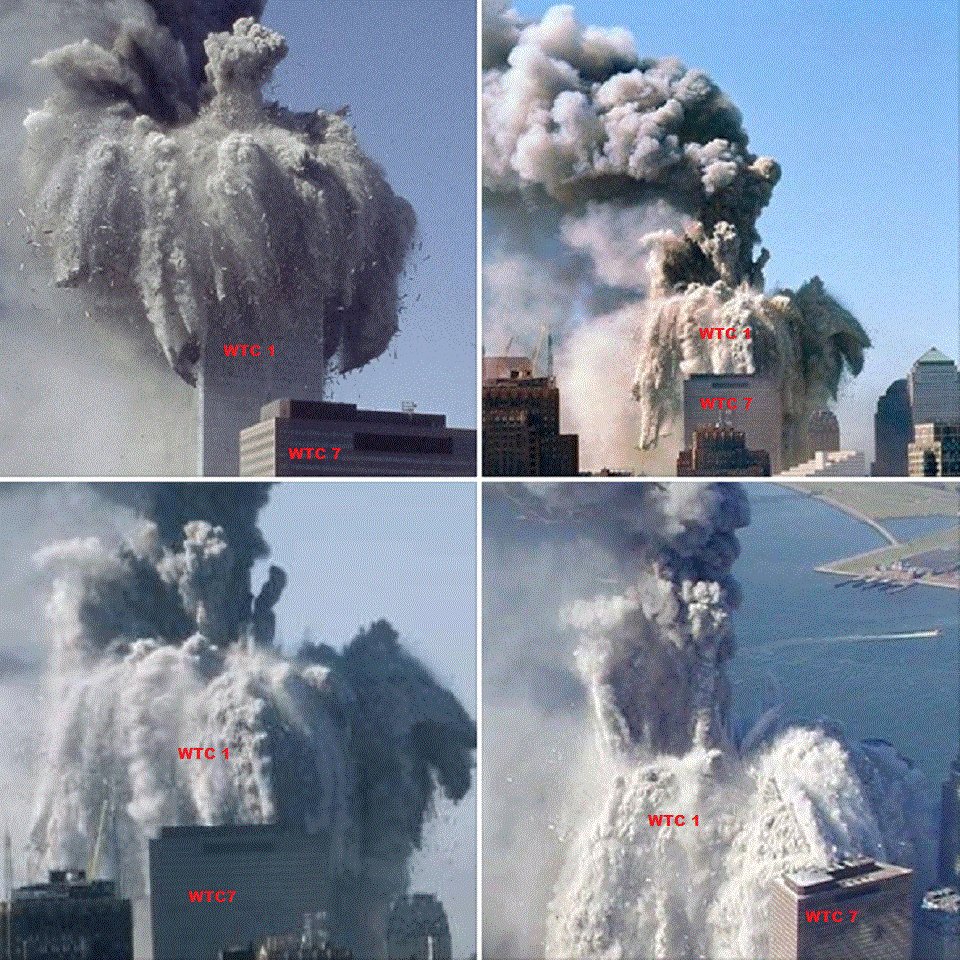 Perhaps there was no need to press the "expert" Jim DeStefano on these "explosions" b/c CNN's Aaron Brown was all along undercutting reports of "explosions" saying perhaps they were just the EFFECT (not the CAUSE) of "collapse" b/c the tower was so weakened (49,52,55)69/