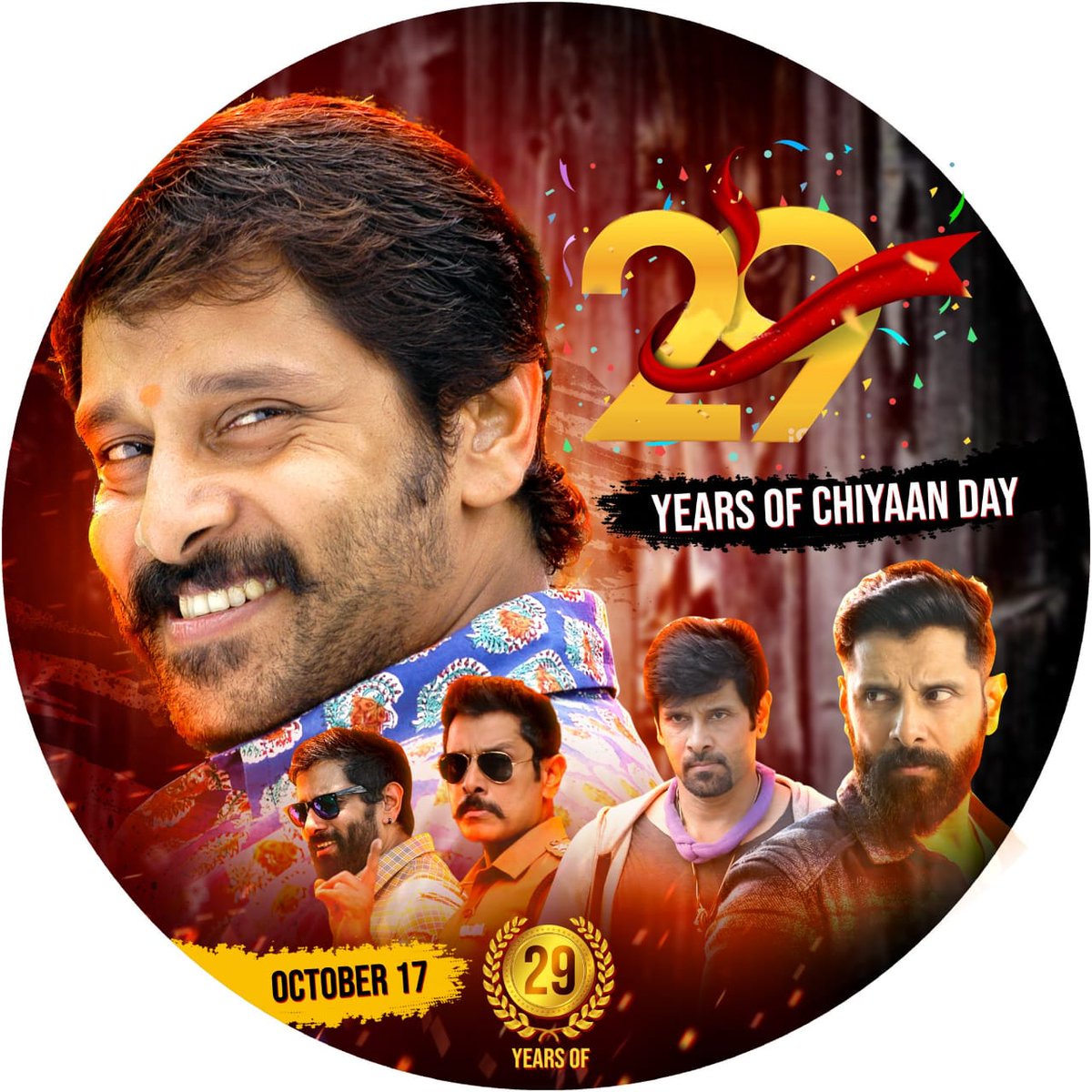 ChiyaanVijaydev's tweet photo. #29YearsOfVIKRAMism
Happy to release the Common DP to celebrate 29 Glorious Years of our beloved #ChiyaanVikram sir. ❤️❤️#Chiyaanvikram58
⁦@sooriaruna⁩ ⁦@chiyaanCVF⁩ ⁦@proyuvraaj⁩ https://t.co/5HtwfBM8KI https://t.co/K9KPaZD4dg