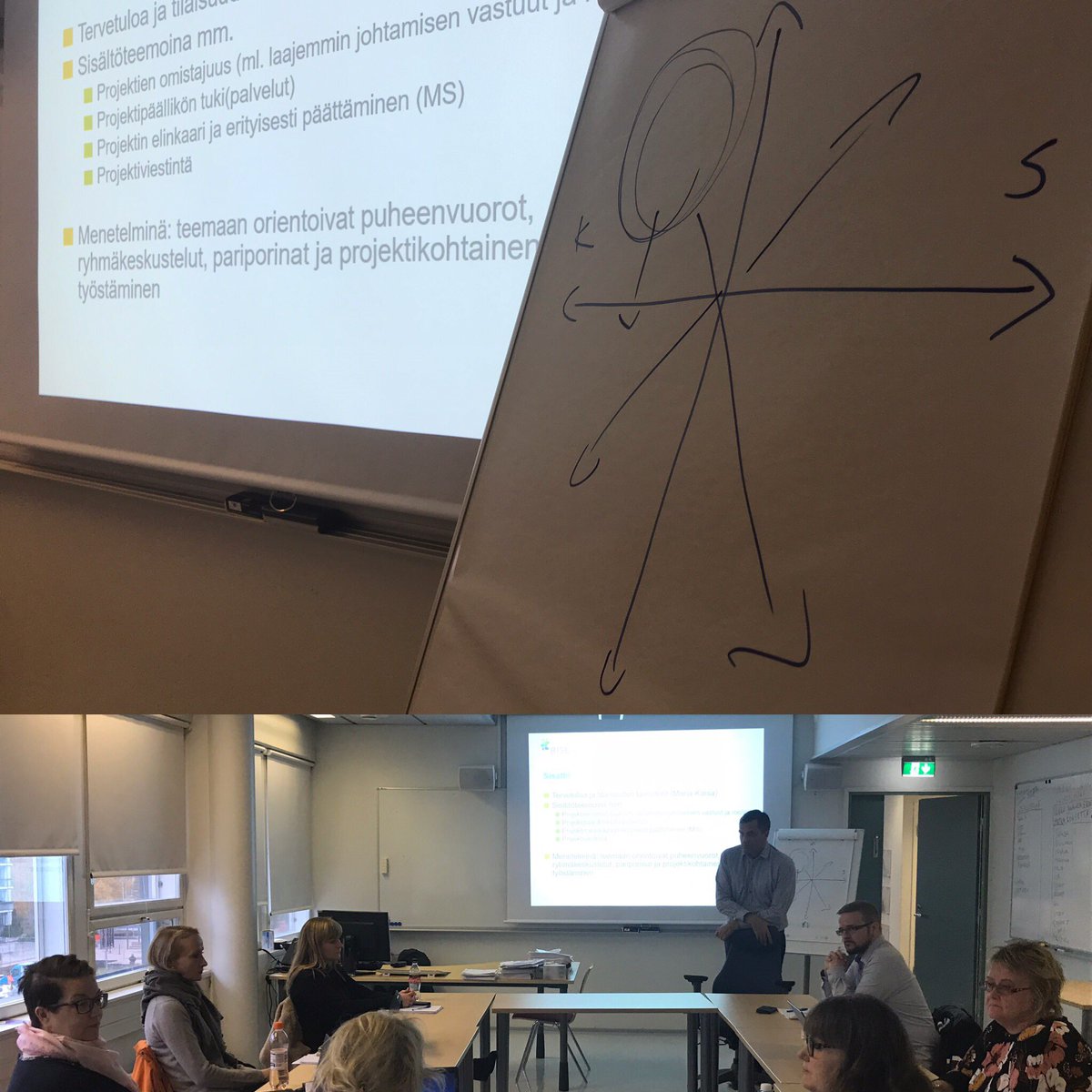 rikosseuraamus's tweet photo. Erilaisissa projekteissa ja hankkeissa kehitetään Risen monipuolista tehtäväkenttää! Risen projektipäälliköiden valmennuspäivät on hyvä foorumi verkostoitumiseen ja uuden oppimiseen! Kiitos Risen projektitoimisto ja Janne Marniemi inspiroivasta valmennuksesta! #rikosseuraamus https://t.co/oxjnE9EESm