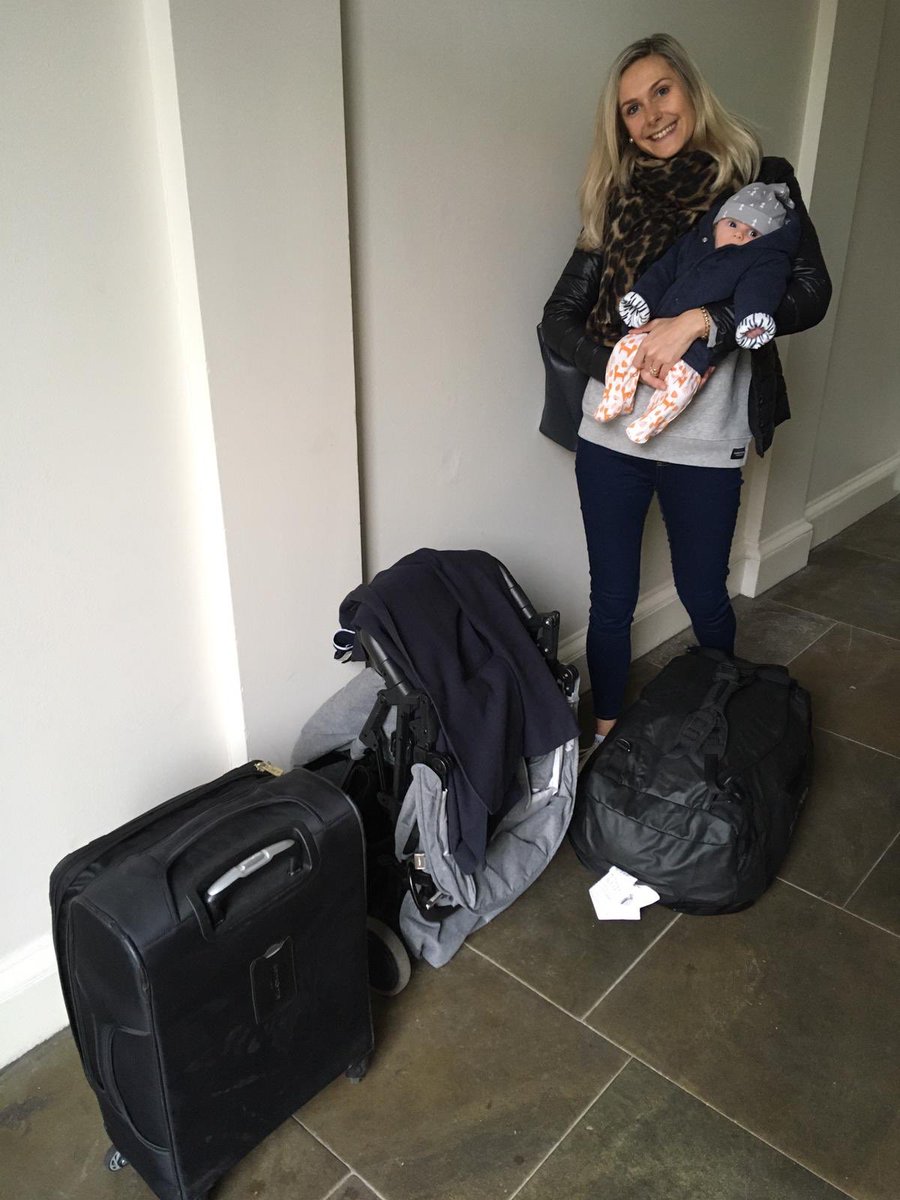 fizzandpheasant's tweet photo. Off on our first adventure as a family of 3 and managed to pack reasonably light! First stop London, then on to Florida ๐ฅฐ #tinytraveller https://t.co/L9LERempyW