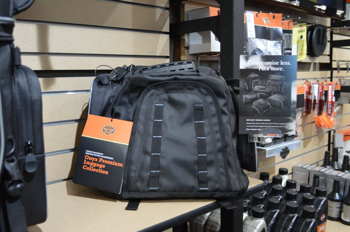WoodstockHarley's tweet photo. The new Onyx Collection is ON SALE for 15% OFF with all other luggage in Parts!
Stop by to see the rest of the collections or call us to see what we have in stock
#onyxcollection #waxedcanvascollection #overwatchcollection #woodstockharley #luggagesale #15off #harleydavidson https://t.co/xcyGd6nbku