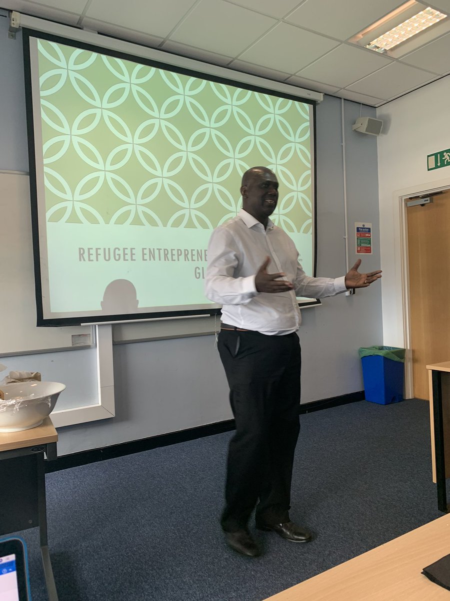 Dr Julie Roberts (@drt_learn) on Twitter photo <a href="/GCU_GSBS/">Glasgow Caledonian University GSBS</a> <a href="/GCUResearch/">GCU Research</a> our PhD students are doing such important research! Chanel Bikorimana presented his work today on Refugee Entrepreneurship, evidence of 20 refugees creating 74jobs - UK wide policy needs changed to restrictions! <a href="/GCU_GSBS/">Glasgow Caledonian University GSBS</a> <a href="/GCUResearch/">GCU Research</a> our PhD students are doing such important research! Chanel Bikorimana presented his work today on Refugee Entrepreneurship, evidence of 20 refugees creating 74jobs - UK wide policy needs changed to restrictions!
