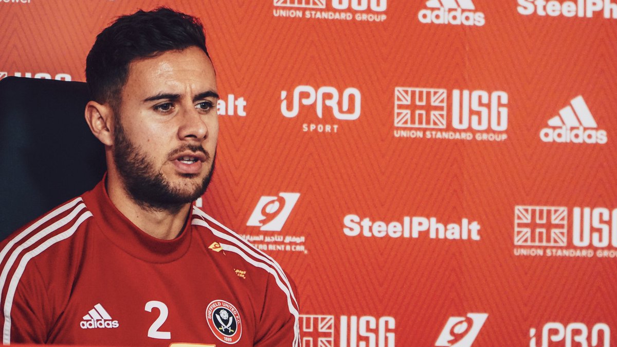 SheffieldUnited's tweet photo. “Yeah - I can qualify for England &amp; Greece, I don’t really think about it to be honest - I’m focused on playing well for #SUFC”

“It would be proud moment if either happenend though” 🏴󠁧󠁢󠁥󠁮󠁧󠁿🇬🇷 

GB on international football https://t.co/evwKHk5jjy