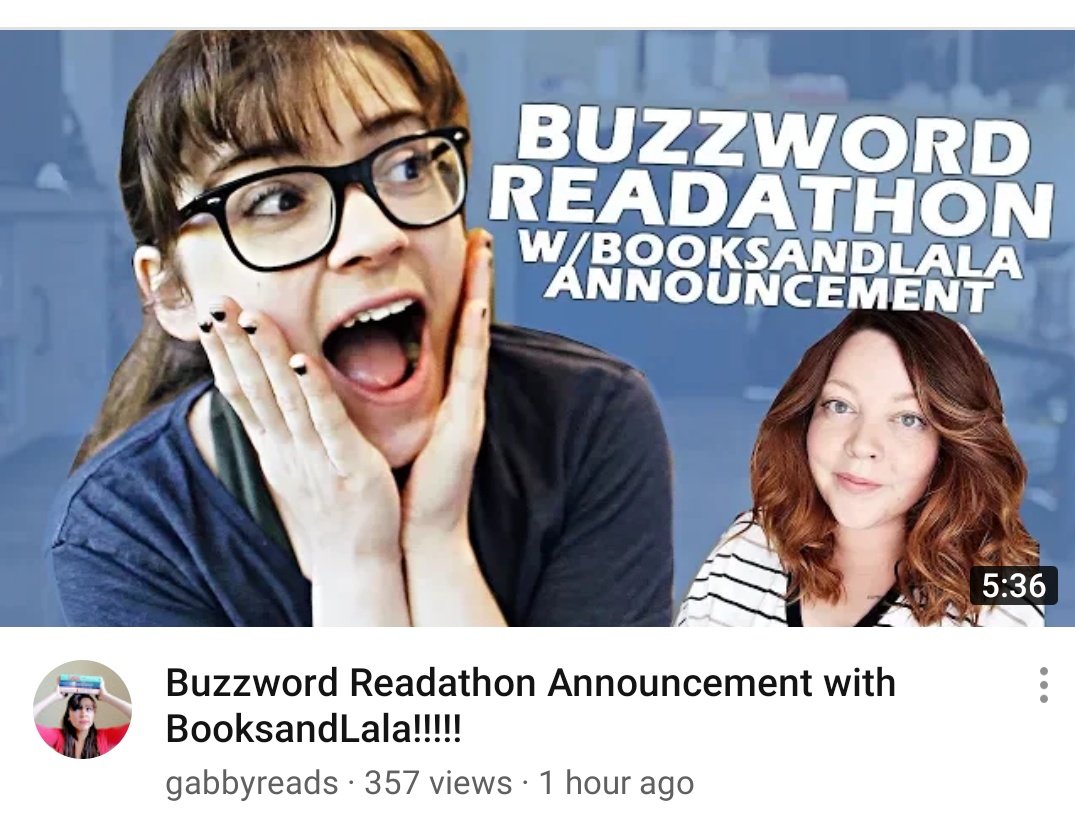 #BUZZWORDATHON ROUND 5 ANNOUNCEMENT from <a href="/_gabbyreads/">Gabby</a>
youtu.be/UKPWUCLOiD4