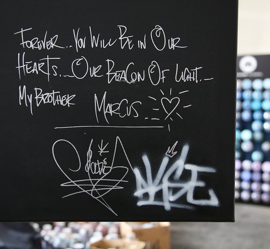 🙌 we love <a href="/maryannehobbs/">maryannehobbs</a> &amp; chuffed to see shes now seen the piece by @Akse_P19 as part of our event with <a href="/MI_MFoundation/">MarcusIntalexMusicFoundation</a> and 25 years of <a href="/metalheadzmusic/">Metalheadz</a> <a href="/MRGOLDIE/">GOLDIE</a> we wonder if she can give our auction piece by @Akse_P19 a mention? Please contact us for details X