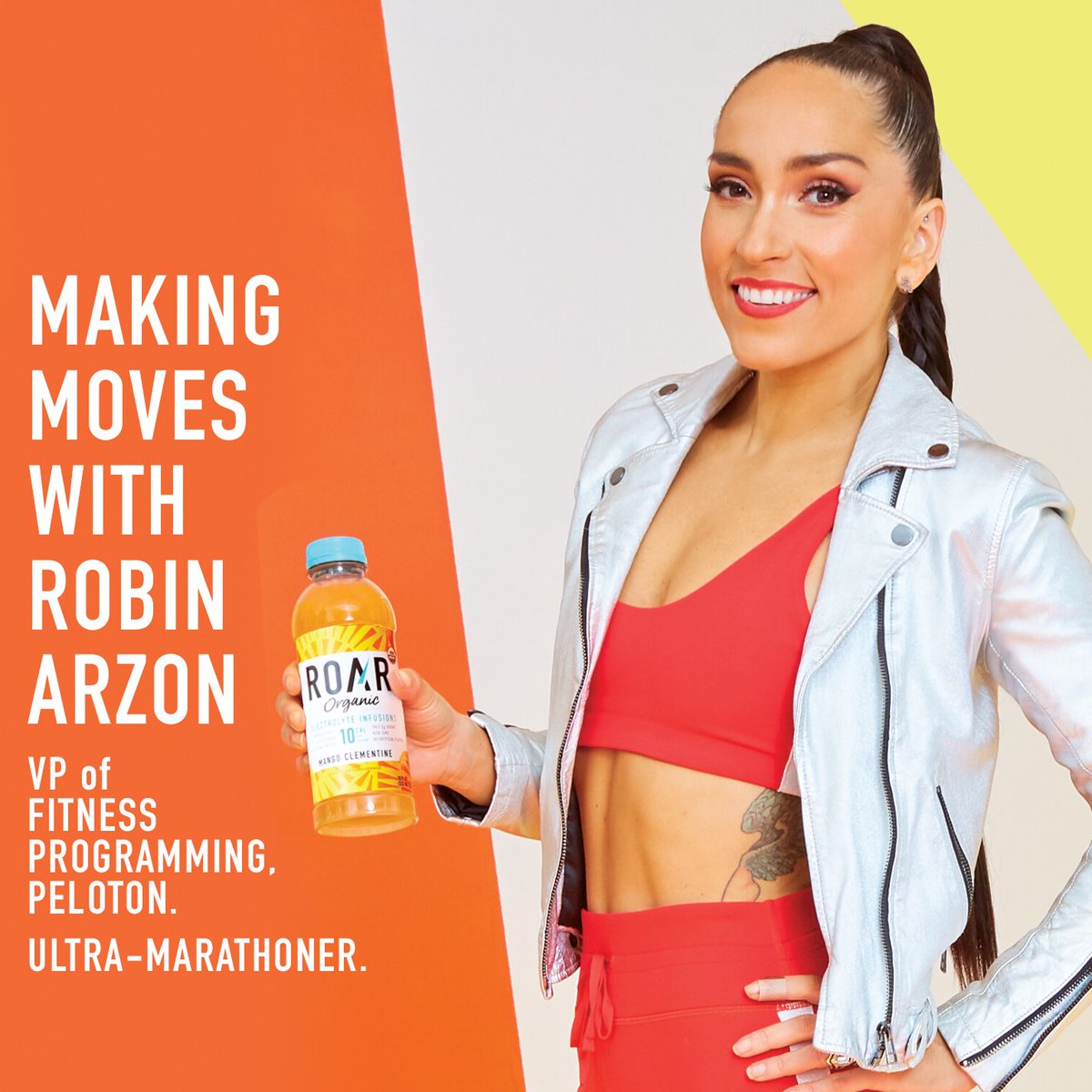 ROAR Organic (@roarorganic) on Twitter photo Have you checked out our campaign with the iconic <a href="/RobinNYC/">Robin Arzón</a>? 🙌 As an author, ultra-marathoner and VP of Fitness Programming at Peloton, Robin has created a career in fitness by designing her own path to success. Learn more about her story now!💯bit.ly/2VQbBUP Have you checked out our campaign with the iconic <a href="/RobinNYC/">Robin Arzón</a>? 🙌 As an author, ultra-marathoner and VP of Fitness Programming at Peloton, Robin has created a career in fitness by designing her own path to success. Learn more about her story now!💯bit.ly/2VQbBUP