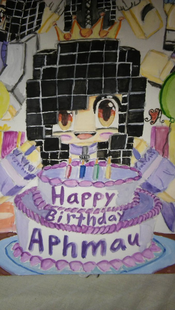 Shan23645755's tweet photo. Made my watercolor of Aphmau and my favorite  YouTuber.

(✨Happy Birthday, @_Aphmau_✨)

@_Aphmau_
@Aphmaulover1012
@AphGabemikuMc @aph_beanie @ShadowGrape2000 @FedoraCatz @ImOnlyOnToAnsw1 @djmistylox @SmolStarKitty @AdelynArts @WolfiePotato44 @reannemations https://t.co/LMUrHxSlNH