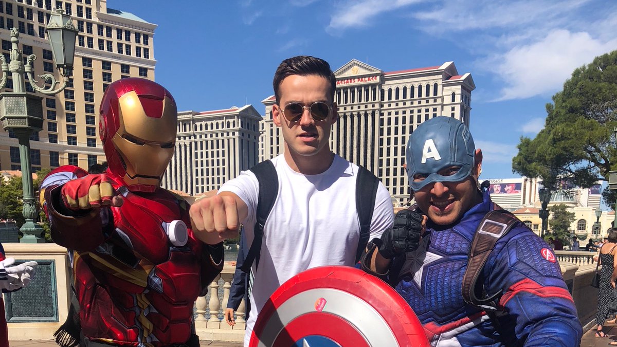 As #MrWorld touched down into McCarran International Airport with the bright haze of #LasVegas Boulevard to welcome him for the <a href="/MWUnitedStates/">Emmy Rose Cuvelier</a> #MissWorldAmerica final, read his #blog about his first international trip as Mr World bit.ly/MRWorldinVegas #BeautyWithAPurpose #BWAP