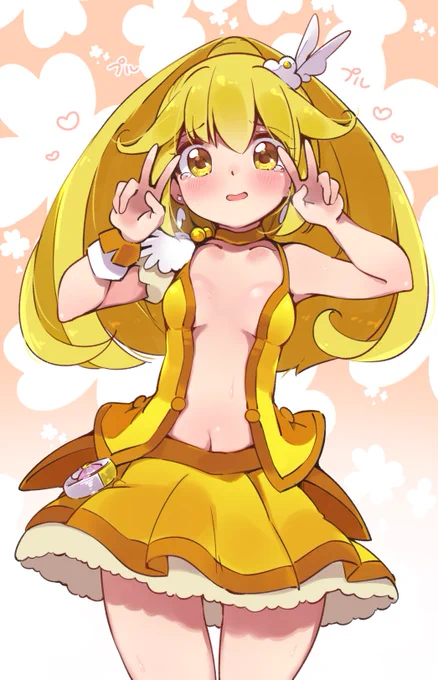 キュアピースと野球拳したい 