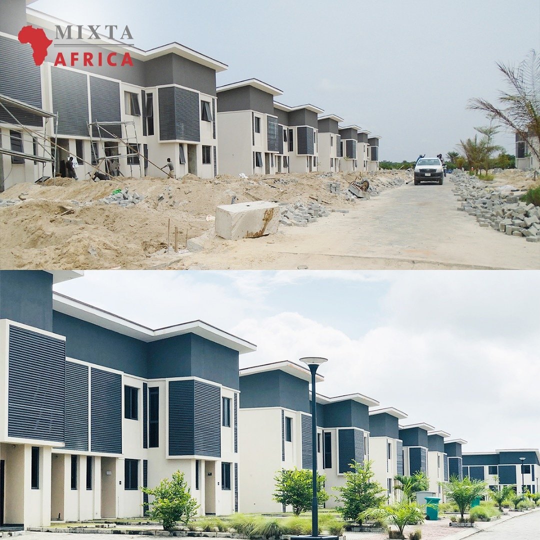 MixtaAfrica_NG's tweet photo. From conception to completion, we are transforming cities across Africa by creating communities with quality urban infrastructure. Look at this before-and-after photo from our premium project at Lakowe Lakes Golf and Country Estate. Talk to us today.

 #MixtaAfrica #RealEstsate https://t.co/ZhJRkr1qVL