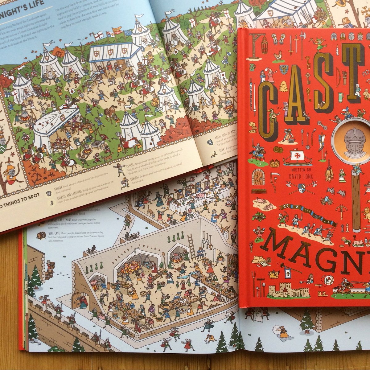 Bloom_Harry's tweet photo. Sneak peak at the insides of Castles Magnified: https://t.co/FMbErQwlRG