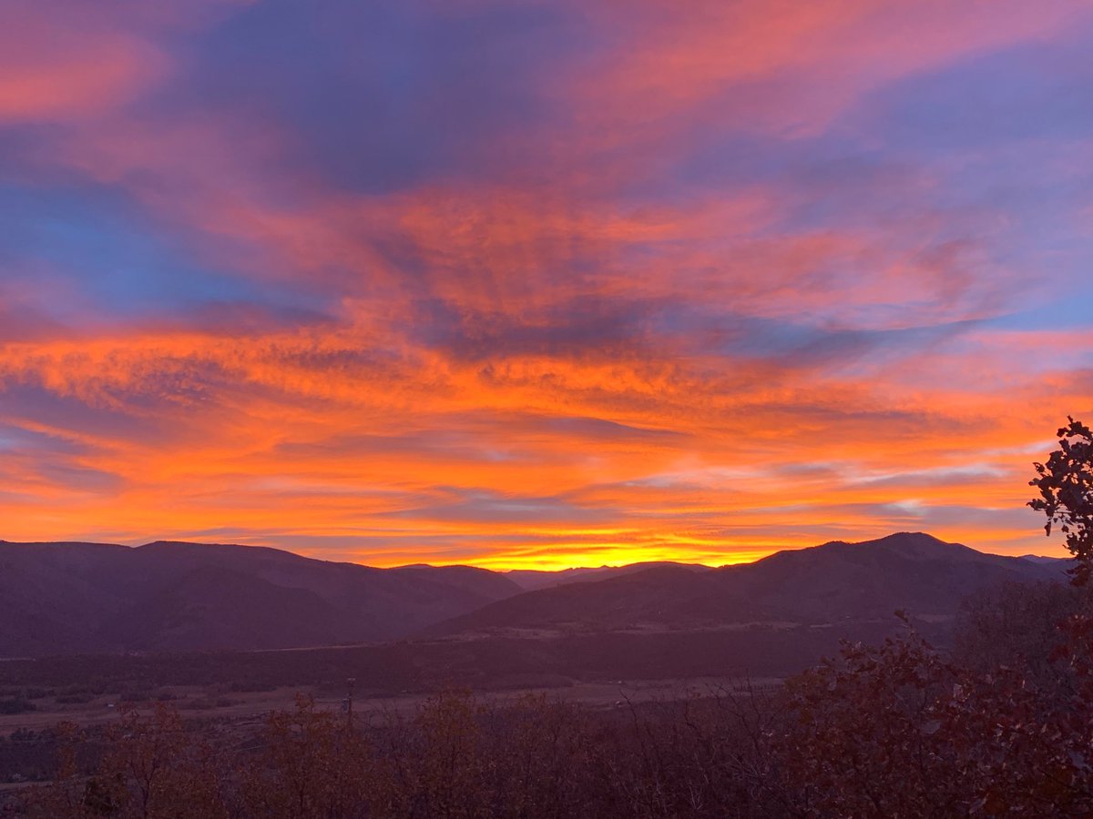 My view this morning. The universe is aligned today!