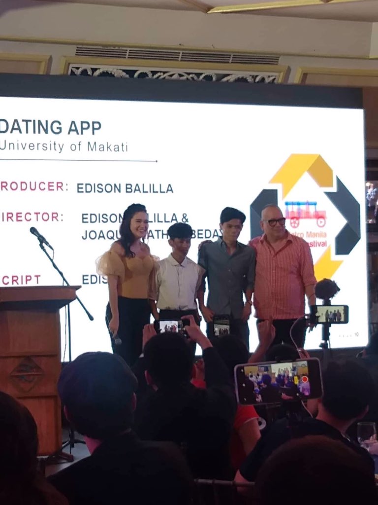 _thvmsx's tweet photo. IT'S OFFICIAL: Pinakinggan ako ng universe! Salamat sa lahat! #DatingAppFilm
#OfficialEntry
#StudentShortFilm
#MMFF2019 https://t.co/xGdTPc3c16