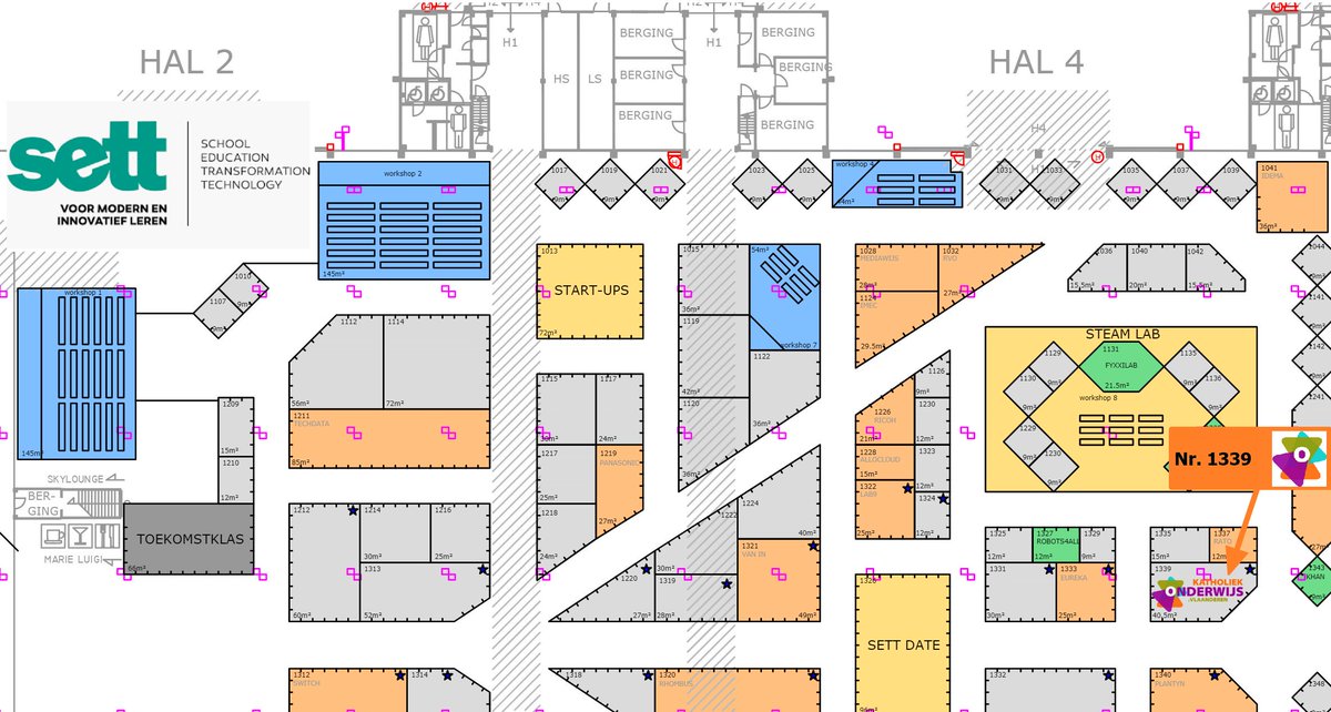 Ook Nascholingen ICT is aanwezig op de Sett-beurs, 23 en 24 oktober, in Flanders Expo Gent. Je kunt bij ons terecht met je vragen rond LLinkid en de nascholingen ICT op stand nr. 1339 (tussen de leraarskamer en STEAM LAB). We verwelkomen je graag met een drankje!