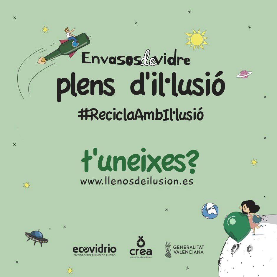 «PLENS D'IL·LUSIÓ», NOVA CAMPANYA DEL CONSORCI DE RESIDUS

Del 15 d'octubre al 15 de desembre té lloc la nova campanya del Consorci amb el repte d'augmentar en un 10% la quantitat de residus d'envasos de vidre reciclats. La iniciativa pretén conscienciar sobre el reciclatge...