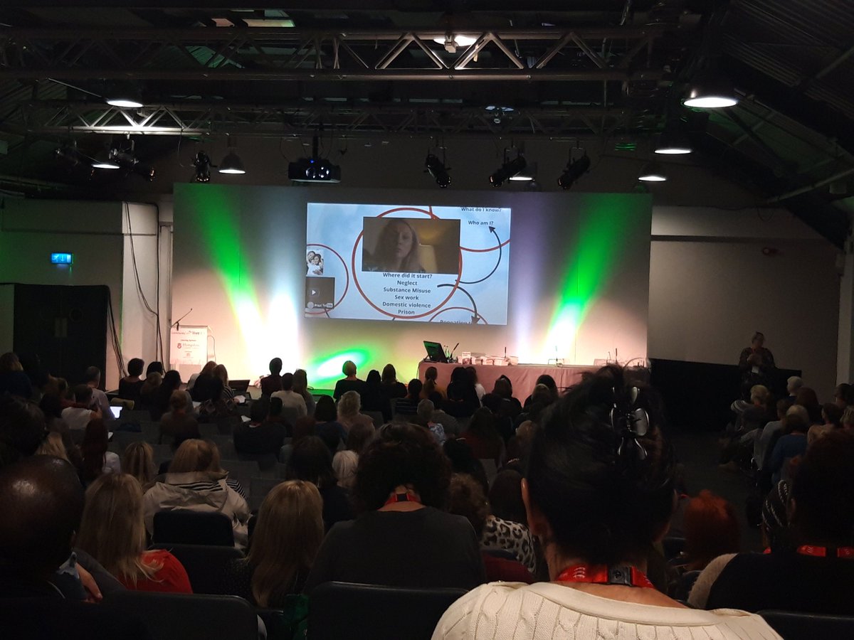 CommCareSarah's tweet photo. Hearing @HackneyChild speak about her experiences growing up always moves me. One of the most powerful, authentic speakers in the social care sector. #CCLive19 https://t.co/nuhFRpRlnW