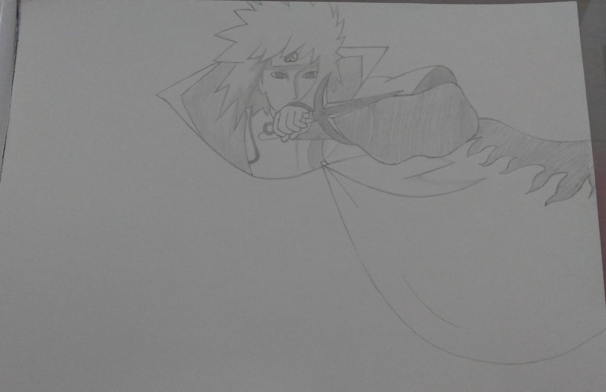 Nicky Art's on X: Desenho Minato Namikaze feito em grafite no papel A3 .  Minato Namikaze drawing made in graphite on A3 paper. #Drawing #Artes # Desenho #Anime #Art #NARUTO #Naruto20anos  /