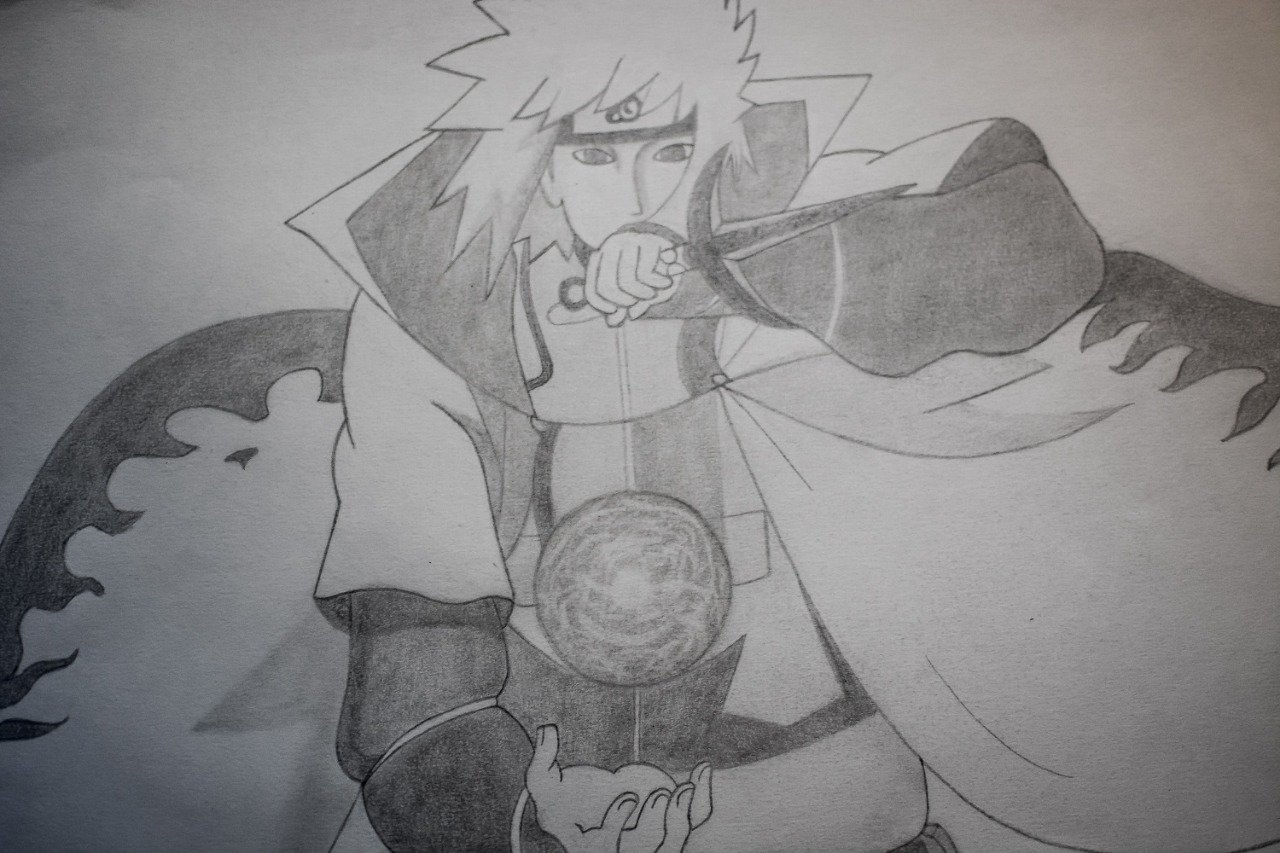 COMO DESENHAR O MINATO NAMIKAZE DE NARUTO /// HOW TO DRAW MINATO