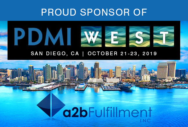 a2bfulfillment's tweet photo. #pdmiwest is just a few days away! Proud to be sponsor of 2019 event in San Diego, Oct 21-23, joining performance-based marketers across the globe for networking and discussions regarding the future of #directresponse - message us if you plan to attend! @thepdmi #networking #pdmi https://t.co/EhFl890HmI
