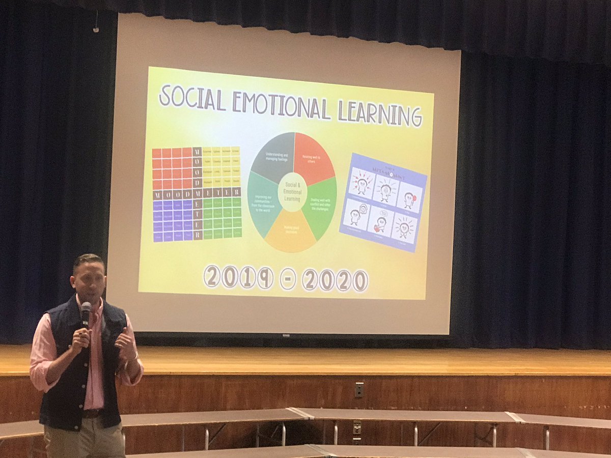 Myers221q's tweet photo. The SEL Ambassadors are enlisting delegates to spread the work and put their peers in the Spotlight! @PS159_Q @SEL4MA @SELearningEDU @Pollak159 @GermainePS159Q @D26Team https://t.co/L6eEA2RYk1