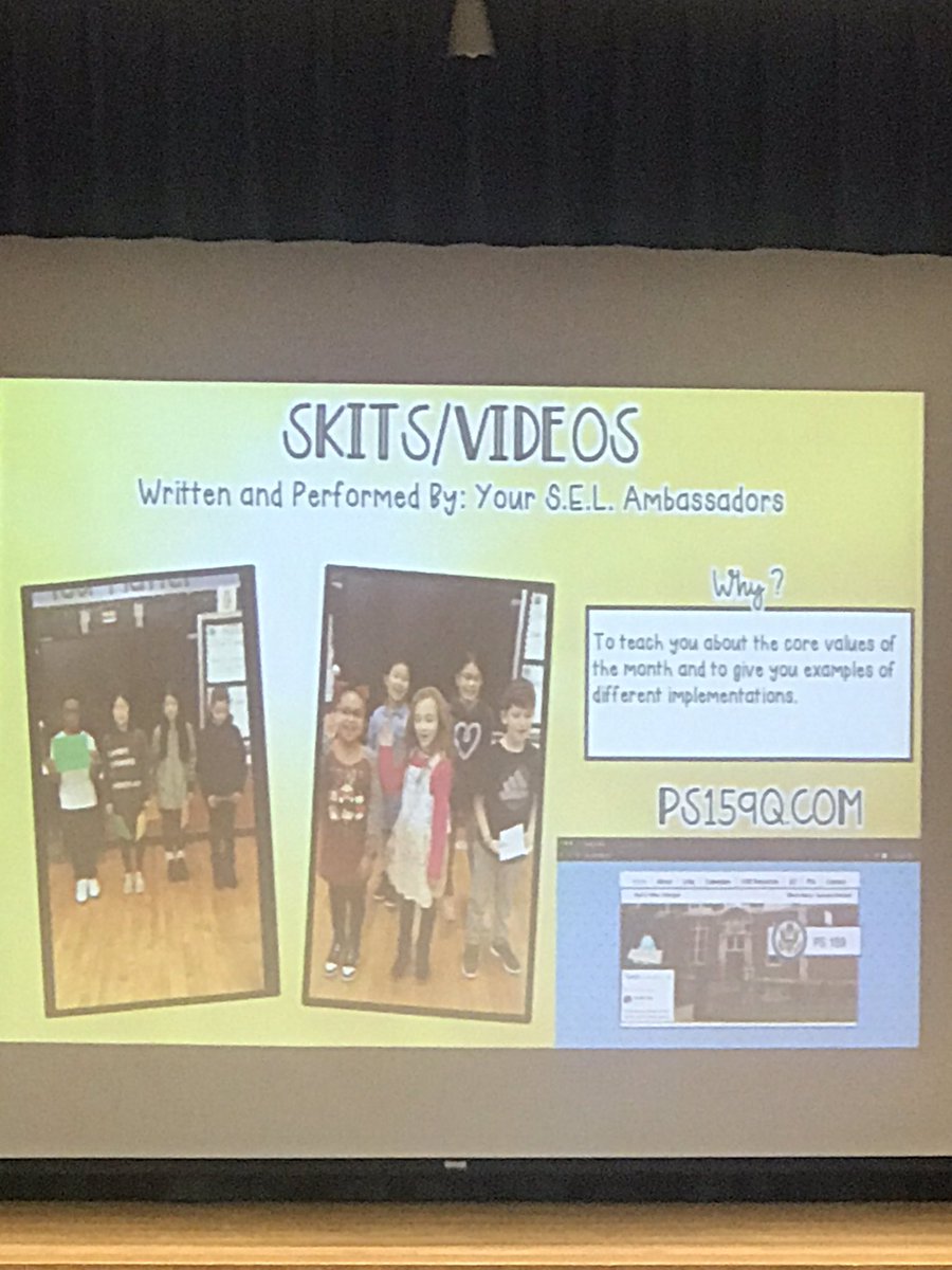 Myers221q's tweet photo. The SEL Ambassadors are enlisting delegates to spread the work and put their peers in the Spotlight! @PS159_Q @SEL4MA @SELearningEDU @Pollak159 @GermainePS159Q @D26Team https://t.co/L6eEA2RYk1