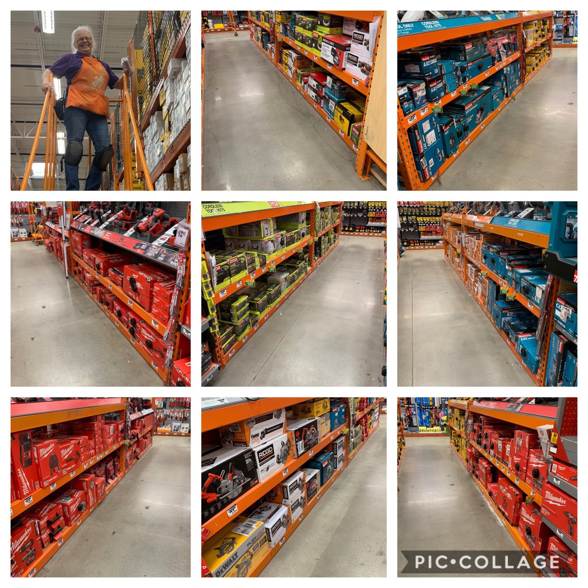 MillieR33059689's tweet photo. Amanda ensuring no outs on power tools .... way to pack down #0244!! https://t.co/qPookLjWhS