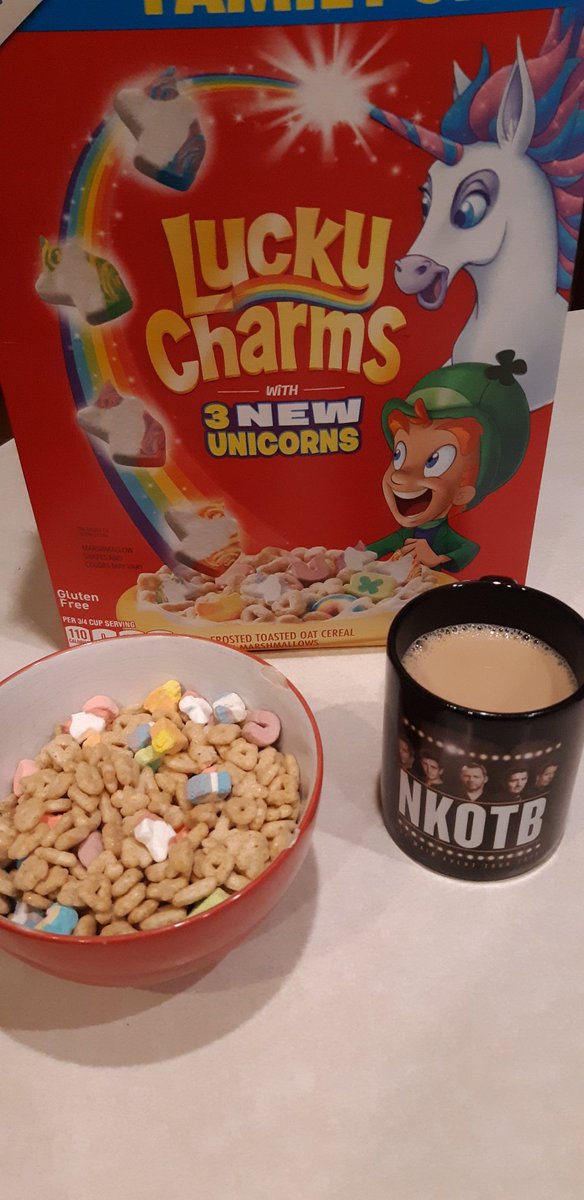 SkipperChic's tweet image. It's the calm before the storm! Have my coffee and LUCKy Charms at my side! Good luck to all those booking today! Can't wait for booking to be over!  #NKOTBCruise2020 #WhereMyGirlsAt