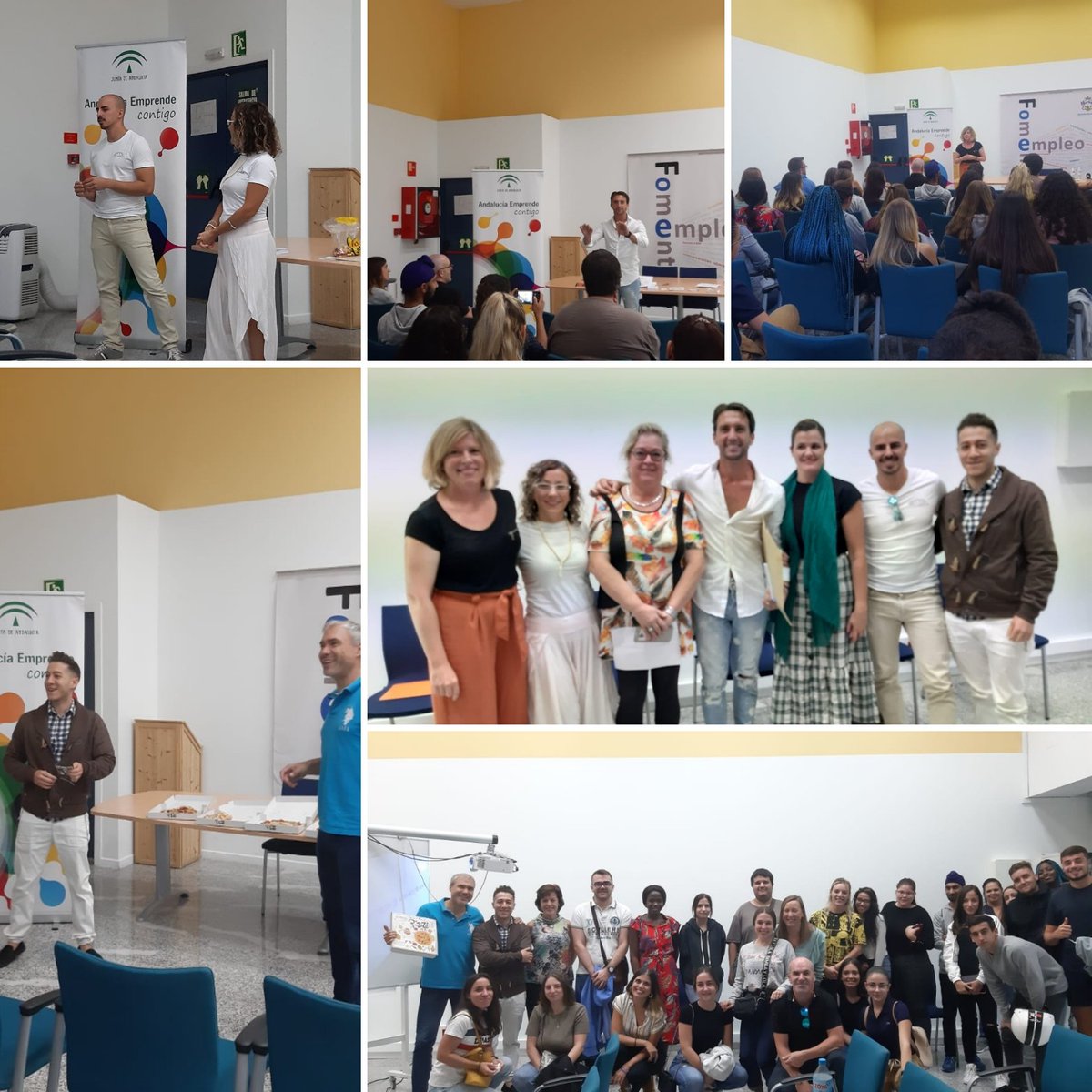 cademalaga's tweet photo. Intensa y emocionante la mañana hoy en #CADE #MIJAS Hemos recibido la Visita de alumnos de #FP del  @IESlosboliches  @InniciaAnd y de Experiencias Emprendedoras. Gracias a nuestros #emprendedores y #empresas por contarles vuestra experiencia. Sois un tesoro #SomosEmprende https://t.co/PG9vatXToN