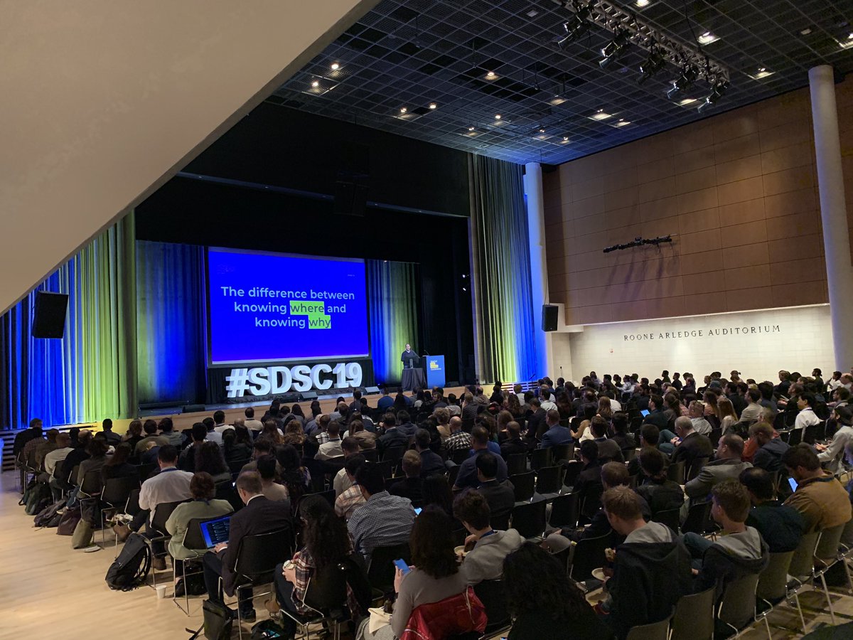 Packed auditorium at <a href="/Columbia/">Columbia University</a> for #SDSC19!
