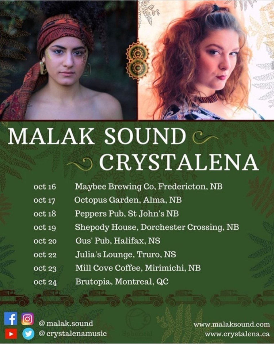 This Friday! Don't miss the chance to see @malaksound this Friday night before she conpetes on #thevoice! Along w local @KyliefoxMusic ! #saintjohn #ysj