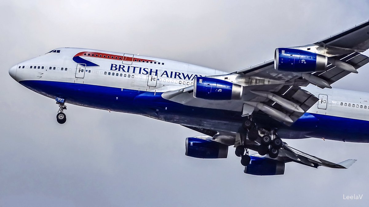 leela747400's tweet photo. All the way from Seattle, G-CIVY on short finals yesterday #BA48 #B744 #QueenOfTheSkies https://t.co/NwraVZiu9F