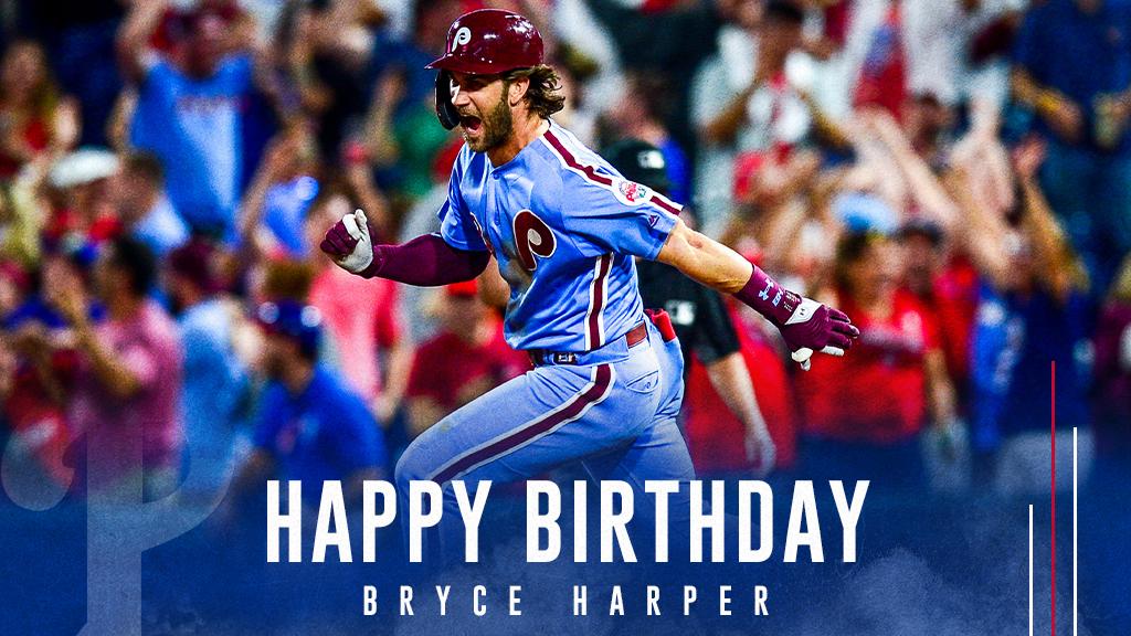Phillies's tweet image. Join us in wishing a very HAPPY BIRTHDAY to @bryceharper3! 🎂🎈🎁🎉