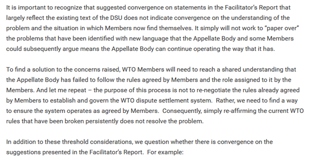 Screenshot of key paragraphs from linked page, disputing whether there is convervence