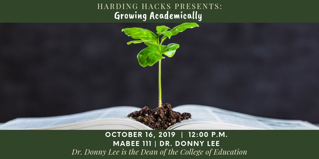 HU_FYE's tweet photo. Don’t forget to stop by Mabee 111 today to listen to Dr. Donny Lee, the dean of the College of Education speak on academics! #huhacks https://t.co/0FyvmDPbCM