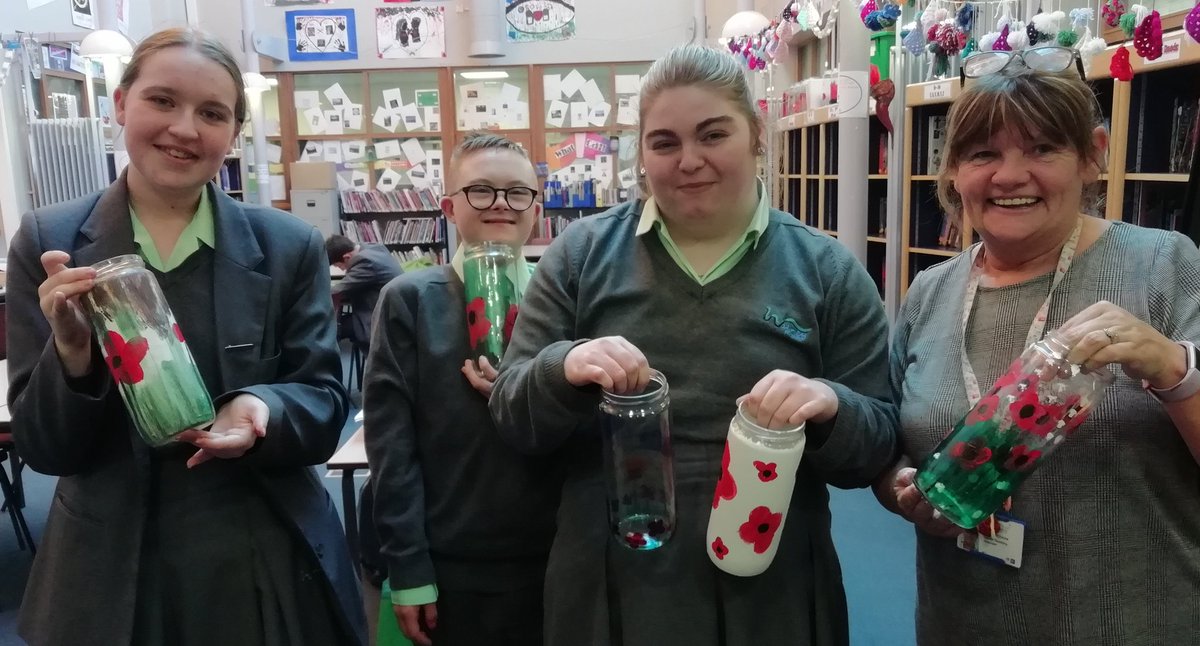 A great effort by our pupil support department with more remembrance jars 
<a href="/HuddleHubNews/">HuddleHub | Cumbria</a>
 #LestWeForget #RemembranceDay #proudofourcommunity